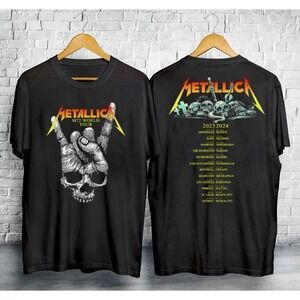Metallica M72 Shirt World Tour Seasons Metal Event Music 2 Sided